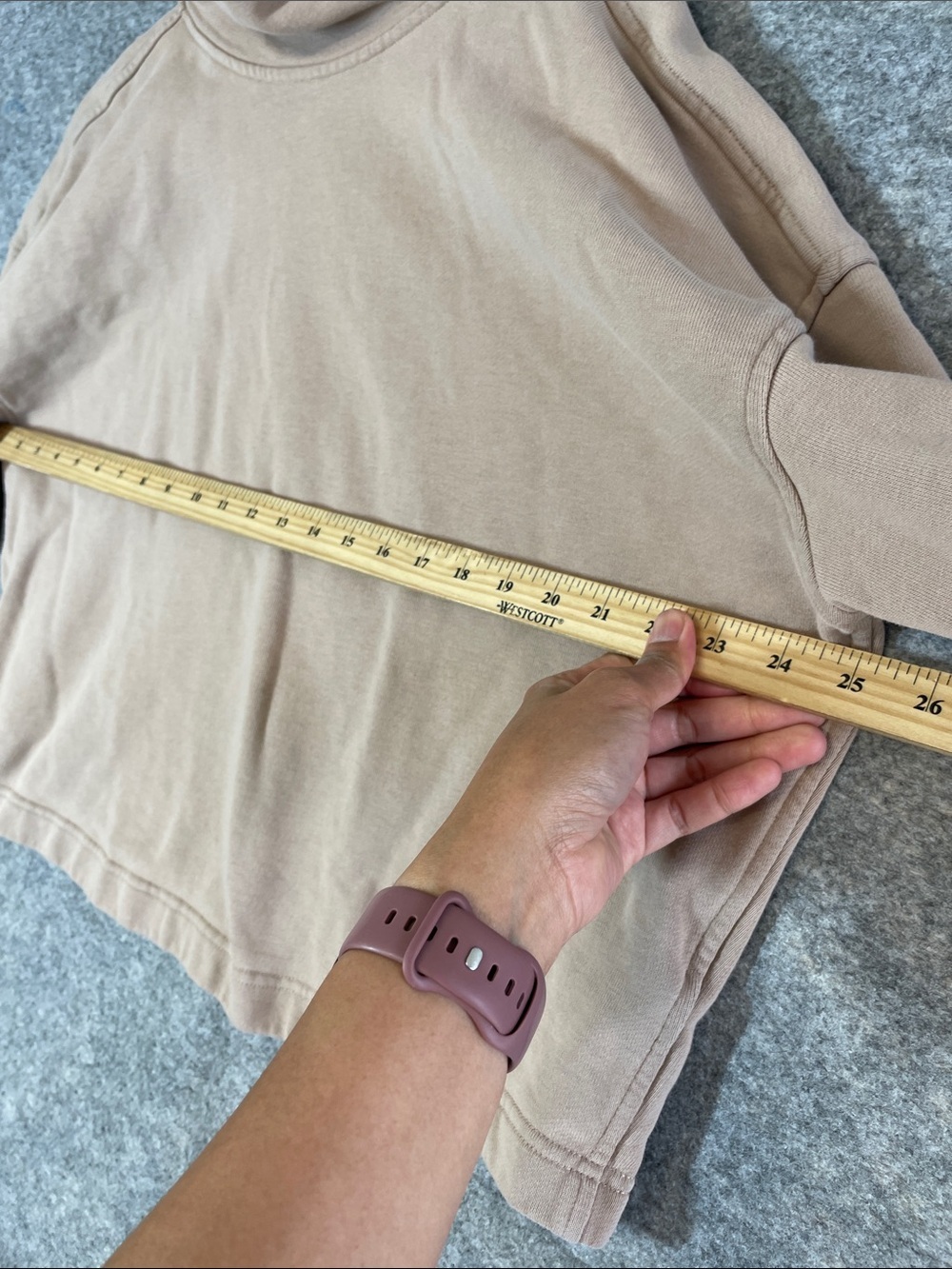 Everlane Organic Cotton Mock Neck Sweatshirt Small Minimalist Quiet Luxury - Picture 5 of 12